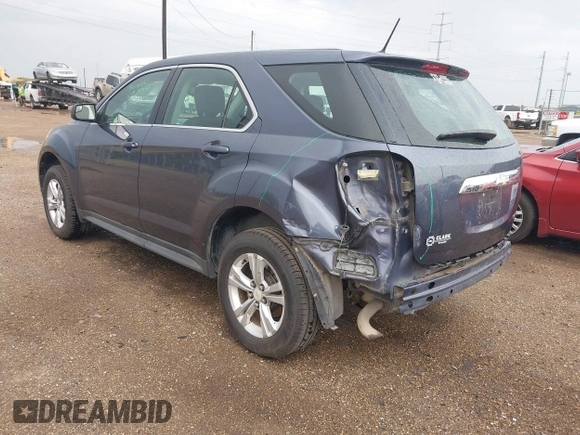 2013 Chevrolet Equinox LS with VIN 2GNALBEK7D6362705, listed as a IAAI auction lot 41892967 with 97,822 mi miles. Bid and sale history available at carsss.com. Image 3.