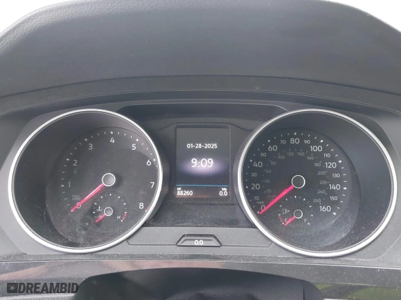 2019 Volkswagen Tiguan S with VIN 3VV0B7AX0KM140226, listed as a IAAI auction lot 41436173 with 88,260 mi miles. Bid and sale history available at carsss.com. Image 7.