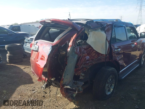 2011 Toyota 4Runner Trail with VIN JTEBU5JR1B5053119, listed as a IAAI auction lot 42284714 with 33,081 mi miles and . Bid and sale history available at DreamBid. Image 6.