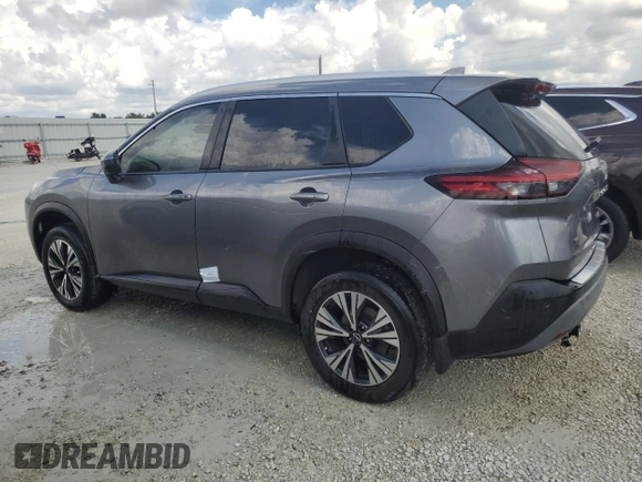 2022 Nissan Rogue SV with VIN JN8BT3BB4NW335769, listed as a Copart auction lot 73807614 with 3,997 mi miles and Salvage Title. Bid and sale history available at DreamBid. Image 2.