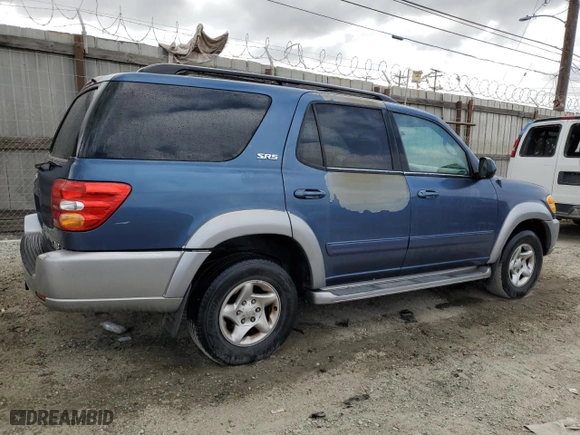 2001 Toyota Sequoia SR5 with VIN 5TDZT34A01S036742, listed as a Copart auction lot 54757775 with 211,363 mi miles and Clean Title. Bid and sale history available at carsss.com. Image 3.
