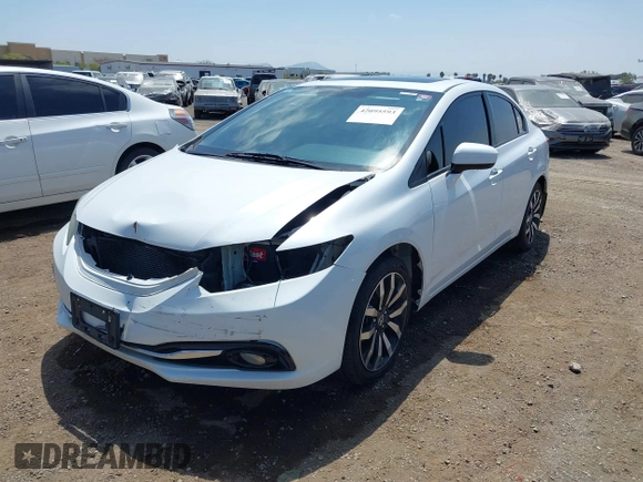 2014 Honda Civic Sedan EX-L with VIN 19XFB2F9XEE207189, listed as a IAAI auction lot 42095593 with 149,673 mi miles. Bid and sale history available at carsss.com. Image 18.
