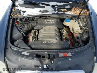 2008 Audi A6 with VIN WAUDH74F68N132290, listed as a Copart auction lot 45107065 with 0 mi miles and Salvage Title. Bid and sale history available at carsss.com. Image 11.