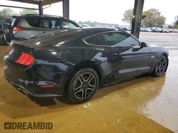 2019 Ford Mustang GT z VIN 1FA6P8CF9K5146803, wystawiony jako Copart lot #50884755 z przebiegiem 79 441 mil mil oraz Szkoda całkowita • Salvage title. Historia ofert i sprzedaży dostępna na DreamBid. Obrazek 3.