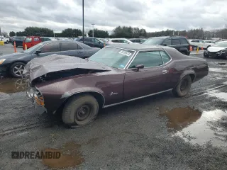 1971 Mercury Cougar z VIN 1F93H521387, wystawiony jako Copart lot #80709614 z przebiegiem 13 712 mil mil oraz Szkody całkowita. Historia ofert i sprzedaży dostępna na DreamBid. Obrazek 1.