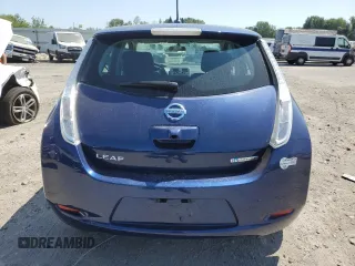2016 Nissan LEAF S with VIN 1N4BZ0CP2GC313993, listed as a Copart auction lot 61928853 with 41,956 mi miles. Bid and sale history available at carsss.com. Image 6.