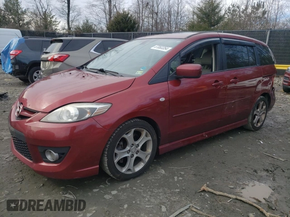 2009 Mazda 5 Touring with VIN JM1CR293290347354, listed as a Copart auction lot 87063354 with 137,808 mi miles and Salvage Title. Bid and sale history available at carsss.com. Image 1.