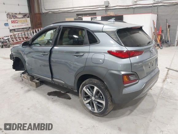 2020 Hyundai Kona Limited with VIN KM8K3CA57LU405342, listed as a IAAI auction lot 41791082 with 58,043 mi miles. Bid and sale history available at carsss.com. Image 3.