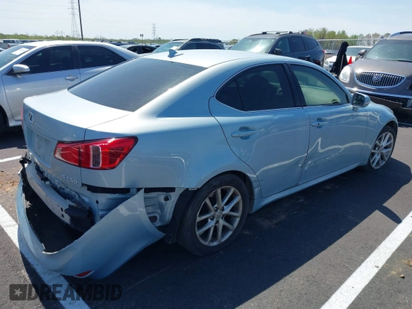 2012 Lexus IS 250 z VIN JTHBF5C27C5167544, wystawiony jako IAAI lot #41917624 z przebiegiem 119 264 mil mil oraz . Historia ofert i sprzedaży dostępna na DreamBid. Obrazek 4.