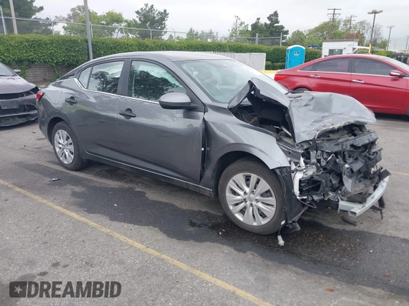 2024 Nissan Sentra S with VIN 3N1AB8BV2RY322960, listed as a IAAI auction lot 42201681 with 23,738 mi miles and . Bid and sale history available at DreamBid. Image 1.