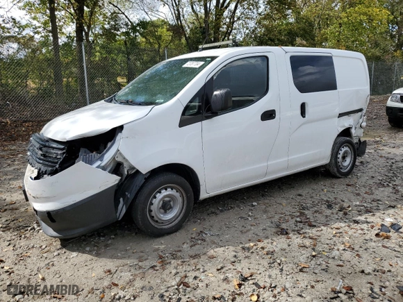 2017 Chevrolet City Express Cargo Van LT with VIN 3N63M0ZN3HK713766, listed as a Copart auction lot 72787704 with 128,537 mi miles and Salvage Title. Bid and sale history available at carsss.com. Image 1.