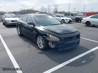 2012 Nissan Maxima 3.5 S with VIN 1N4AA5AP1CC862470, listed as a IAAI auction lot 41855402 with 1 mi miles. Bid and sale history available at carsss.com. Image 1.