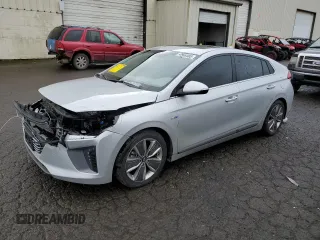 2018 Hyundai Ioniq Limited z VIN KMHC05LC2JU071805, wystawiony jako Copart lot #45046485 z przebiegiem 51 710 mil mil oraz Szkoda całkowita • Salvage title. Historia ofert i sprzedaży dostępna na DreamBid. Obrazek 1.