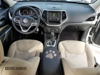 2018 Jeep Cherokee Latitude with VIN 1C4PJLCX3JD519320, listed as a Copart auction lot 79843294 with 91,342 mi miles and Salvage Title. Bid and sale history available at DreamBid. Image 8.