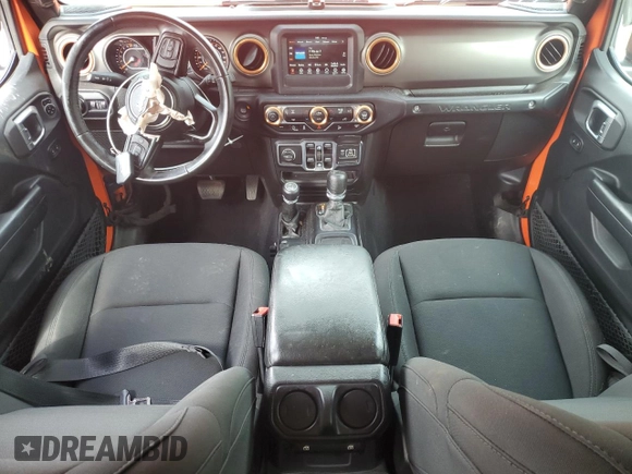 2018 Jeep Wrangler Unlimited Sport with VIN 1C4HJXDG5JW273904, listed as a Copart auction lot 66442065 with 92,977 mi miles and Salvage title. Bid and sale history available at DreamBid. Image 8.