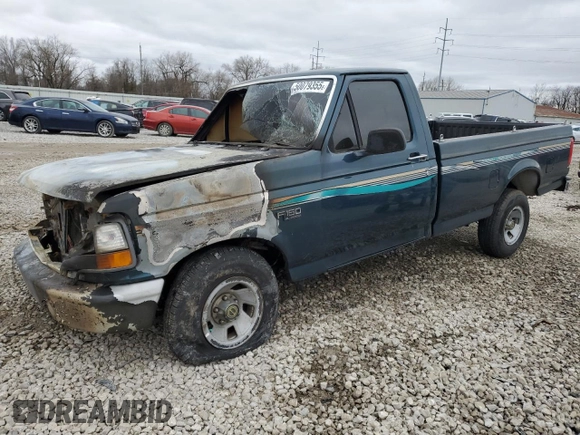 1995 Ford F-150 with VIN 1FTEF15Y4SLA23999, listed as a Copart auction lot 50079355 with 0 mi miles and Non Repairable. Bid and sale history available at carsss.com. Image 1.