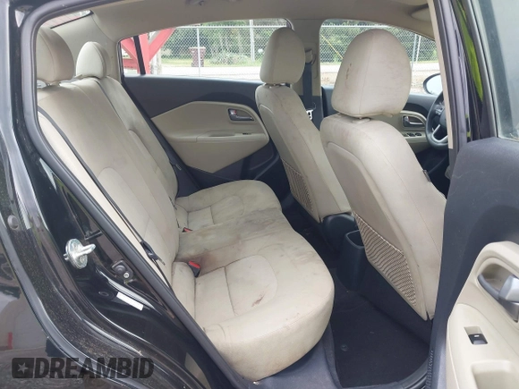 2013 Kia Rio LX with VIN KNADM4A35D6270556, listed as a IAAI auction lot 42115208 with 165,249 mi miles. Bid and sale history available at carsss.com. Image 8.