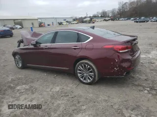 2015 Hyundai Genesis 3.8L with VIN KMHGN4JE9FU040088, listed as a Copart auction lot 50881415 with 136,953 mi miles and Salvage Title. Bid and sale history available at DreamBid. Image 2.