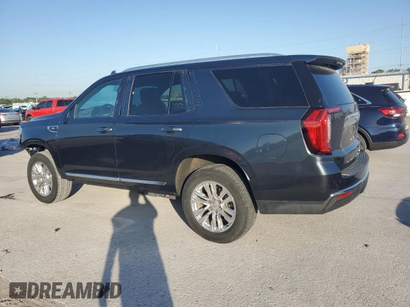 2021 GMC Yukon SLT with VIN 1GKS2BKD3MR137812, listed as a Copart auction lot 51332485 with 28,776 mi miles and Salvage Title. Bid and sale history available at carsss.com. Image 2.