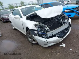 2010 Lexus IS 350 C with VIN JTHFE2C27A2501055, listed as a IAAI auction lot 42149205 with 123,778 mi miles and . Bid and sale history available at DreamBid. Image 1.