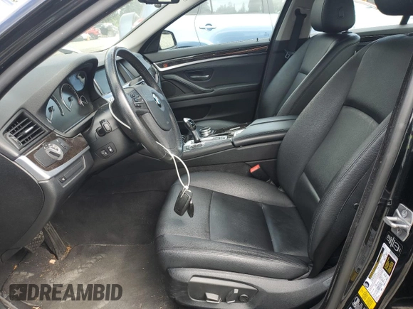 2014 BMW 5 Series 535i xDrive with VIN WBA5B3C52ED536678, listed as a Copart auction lot 61606815 with 53,412 mi miles and Salvage title. Bid and sale history available at DreamBid. Image 7.