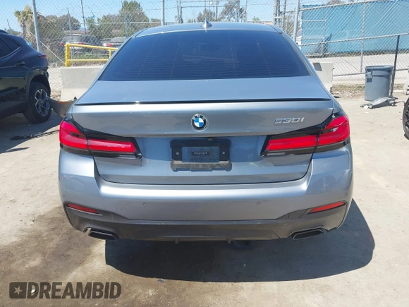 2023 BMW 5 Series 530i with VIN WBA53BH0XPCN25845, listed as a IAAI auction lot 42226987 with 25,717 mi miles and . Bid and sale history available at DreamBid. Image 17.