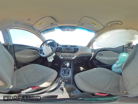 2017 Kia Rio LX z VIN KNADM4A34H6117768, wystawiony jako Copart lot #52455175 z przebiegiem 193 494 mil mil oraz Szkody całkowita. Historia ofert i sprzedaży dostępna na DreamBid. Obrazek 14.