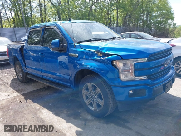 2020 Ford F-150 XL with VIN 1FTEW1EP9LKE89250, listed as a IAAI auction lot 42225184 with 61,122 mi miles and . Bid and sale history available at DreamBid. Image 1.