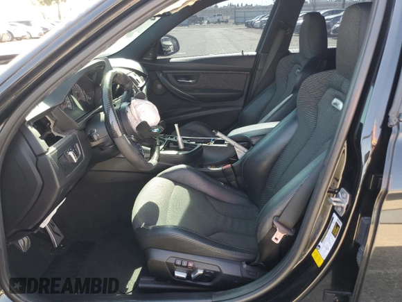 2016 BMW M3 with VIN WBS8M9C57G5D31217, listed as a Copart auction lot 56387555 with Not provided miles and Salvage title. Bid and sale history available at DreamBid. Image 7.