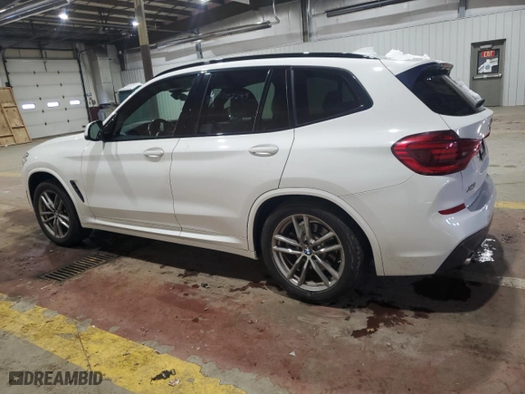2021 BMW X3 sDrive30i with VIN 5UXTY3C09M9F55793, listed as a Copart auction lot 45703295 with 86,950 mi miles and Salvage Title. Bid and sale history available at carsss.com. Image 2.