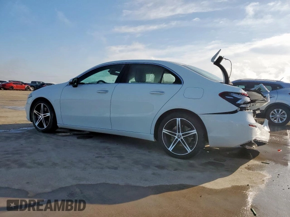 2021 Mercedes-Benz A 220 with VIN W1K3G4FB3MJ290216, listed as a Copart auction lot 58425955 with 55,537 mi miles and Salvage title. Bid and sale history available at DreamBid. Image 2.