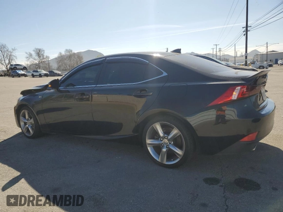 2016 Lexus IS 350 with VIN JTHCE1D28G5011002, listed as a Copart auction lot 46171685 with 58,165 mi miles and Salvage title. Bid and sale history available at DreamBid. Image 2.