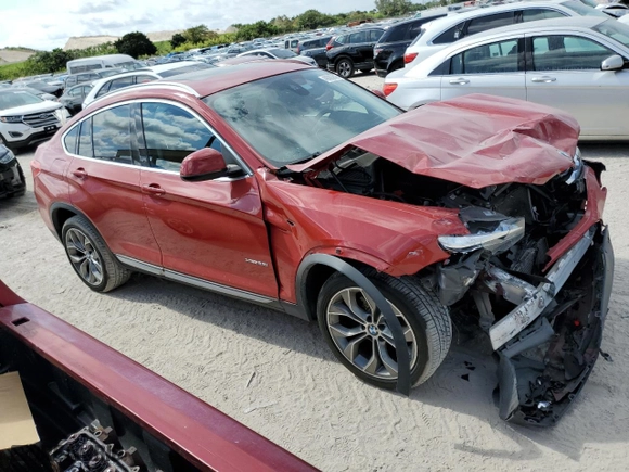 2017 BMW X4 xDrive28i with VIN 5UXXW3C5XH0T78858, listed as a Copart auction lot 40003843 with 106,244 mi miles. Bid and sale history available at carsss.com. Image 4.
