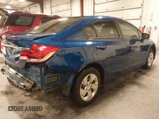 2015 Honda Civic Sedan LX with VIN 2HGFB2F51FH558237, listed as a IAAI auction lot 41986522 with 122,414 mi miles. Bid and sale history available at carsss.com. Image 4.