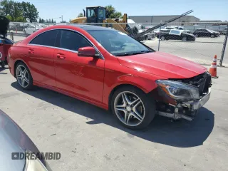 2014 Mercedes-Benz CLA 250 with VIN WDDSJ4EB1EN093666, listed as a Copart auction lot 61816735 with 134,771 mi miles and Salvage title. Bid and sale history available at DreamBid. Image 4.