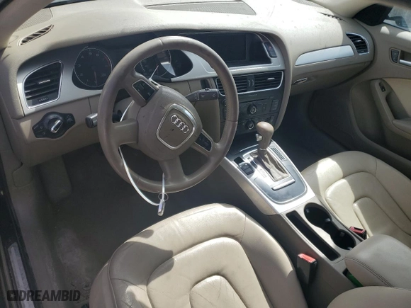 2010 Audi A4 2.0T Premium with VIN WAUAFAFL1AN061398, listed as a Copart auction lot 49517955 with 144,786 mi miles and Salvage Title. Bid and sale history available at carsss.com. Image 8.