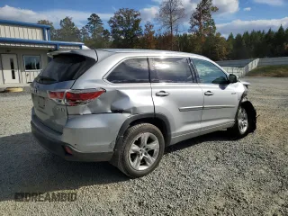 2015 Toyota Highlander Hybrid Limited with VIN 5TDDCRFH8FS008475, listed as a Copart auction lot 74244433 with 96,455 mi miles. Bid and sale history available at carsss.com. Image 3.