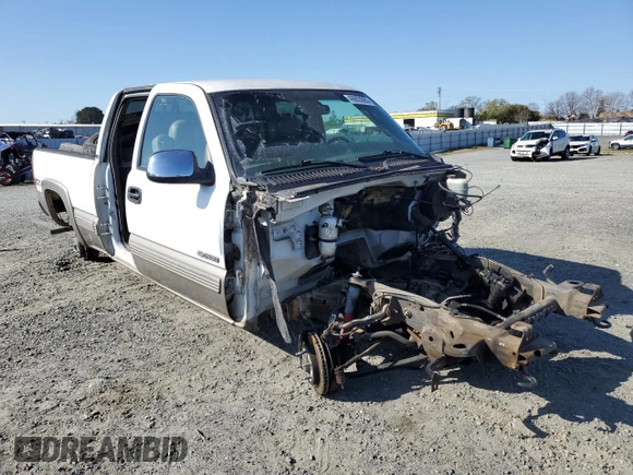2002 Chevrolet Silverado 1500 LT with VIN 2GCEK19T321386729, listed as a Copart auction lot 48803095 with 0 mi miles and Salvage Title. Bid and sale history available at carsss.com. Image 4.