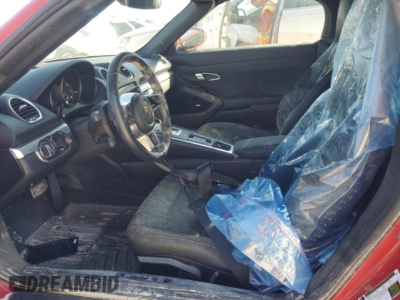 2017 Porsche 718 Boxster z VIN WP0CA2A86HS221306, wystawiony jako Copart lot #76144334 z przebiegiem Nie podano mil oraz Nie do naprawy. Historia ofert i sprzedaży dostępna na DreamBid. Obrazek 7.