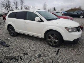 2016 Dodge Journey Crossroad z VIN 3C4PDCGG7GT220580, wystawiony jako Copart lot #77991324 z przebiegiem 156 202 mil mil oraz Czysty tytuł • Clean title. Historia ofert i sprzedaży dostępna na DreamBid. Obrazek 4.