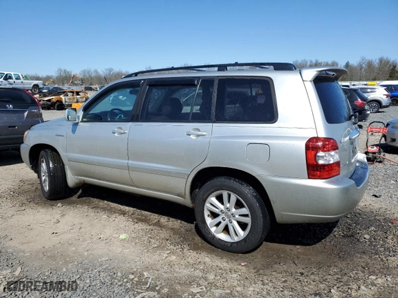 2006 Toyota Highlander Hybrid with VIN JTEEW21AX60009056, listed as a Copart auction lot 52532665 with 240,575 mi miles and Salvage Title. Bid and sale history available at carsss.com. Image 2.