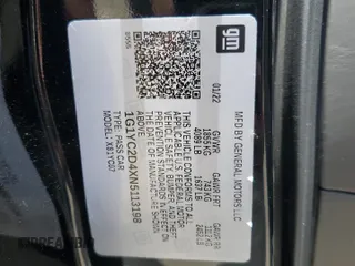 2022 Chevrolet Corvette 3LT z VIN 1G1YC2D4XN5113198, wystawiony jako Copart lot #52995895 z przebiegiem 36 380 mil mil oraz Nie do naprawy • Non repairable. Historia ofert i sprzedaży dostępna na DreamBid. Obrazek 12.
