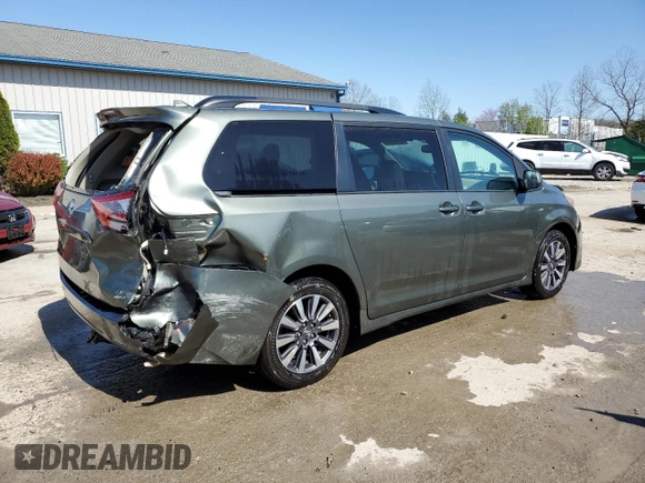 2020 Toyota Sienna LE z VIN 5TDJZ3DC3LS240743, wystawiony jako Copart lot #52117865 z przebiegiem 93 047 mil mil oraz Szkoda całkowita • Salvage title. Historia ofert i sprzedaży dostępna na DreamBid. Obrazek 3.