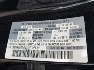2023 Mazda CX-30 S Carbon Edition с VIN 3MVDMBCM7PM549197, выставлен на аукционе IAAI как лот 42224977 с пробегом 22 201 миль миль и . История ставок и продаж доступна на DreamBid. Изображение 9.