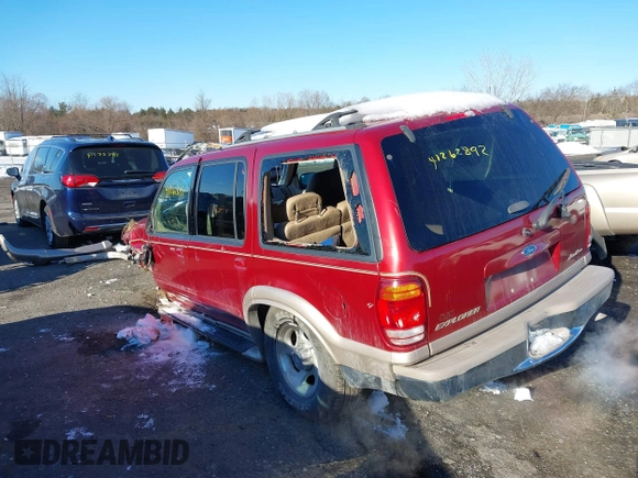 2000 Ford Explorer Eddie Bauer with VIN 1FMZU74E2YZA71908, listed as a IAAI auction lot 41262892 with 205,320 mi miles and . Bid and sale history available at DreamBid. Image 3.