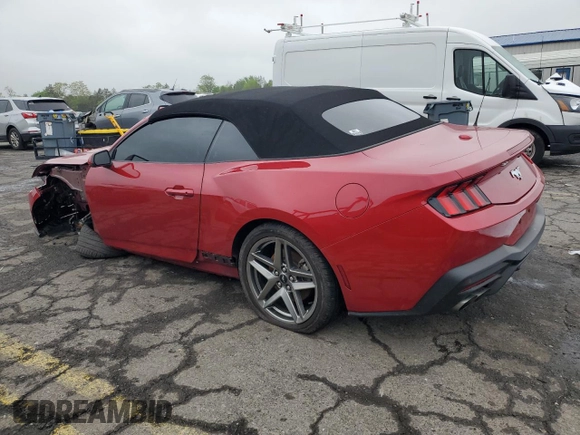 2024 Ford Mustang EcoBoost z VIN 1FAGP8UHXR5118099, wystawiony jako Copart lot #56729295 z przebiegiem 21 347 mil mil oraz Szkoda całkowita • Salvage title. Historia ofert i sprzedaży dostępna na DreamBid. Obrazek 2.