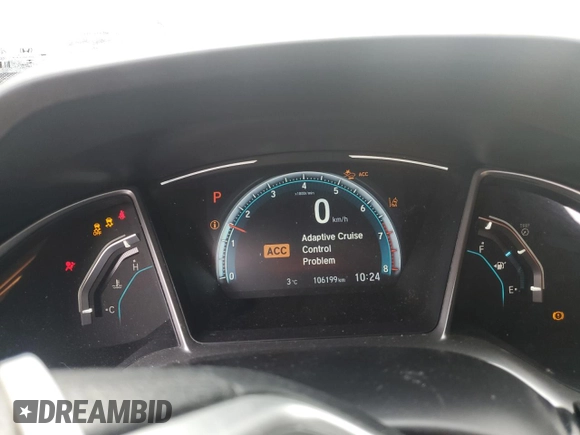 2017 Honda Civic EX with VIN 2HGFC2F88HH024789, listed as a Copart auction lot 50607845 with 106,199 mi miles and Salvage Title. Bid and sale history available at DreamBid. Image 9.