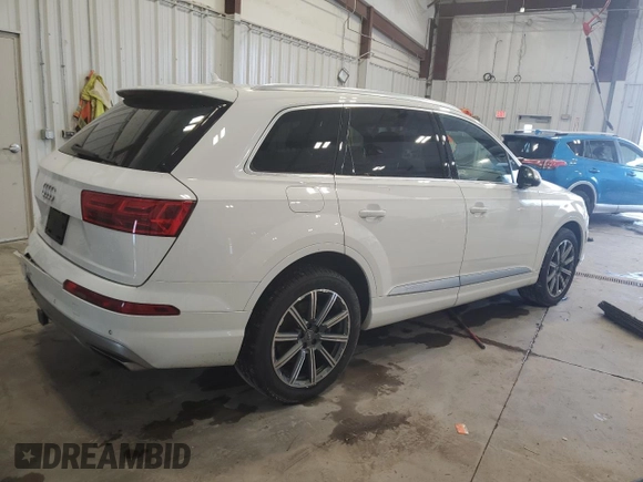 2019 Audi Q7 Premium Plus with VIN WA1LAAF77KD006744, listed as a Copart auction lot 57523385 with 118,543 mi miles and Salvage title. Bid and sale history available at DreamBid. Image 3.
