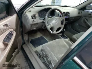 2000 Honda Civic EX with VIN 1HGEJ8542YL062220, listed as a Copart auction lot 44871415 with 320,344 mi miles and Salvage Title. Bid and sale history available at carsss.com. Image 8.