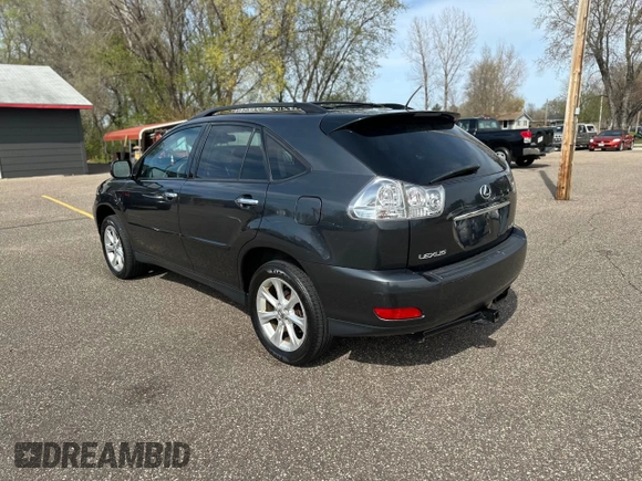 2009 Lexus RX 350 with VIN 2T2HK31U89C116769, listed as a Copart auction lot 55561405 with 201,203 mi miles and Salvage Title. Bid and sale history available at DreamBid. Image 3.